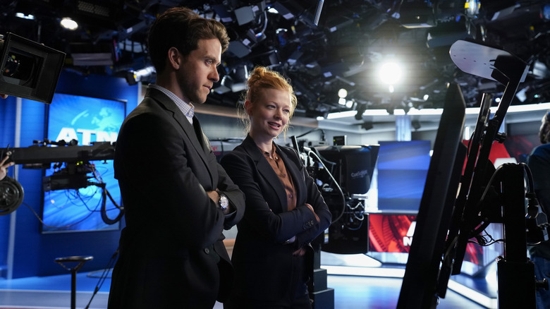 Nate and Siobhan backstage at ATN