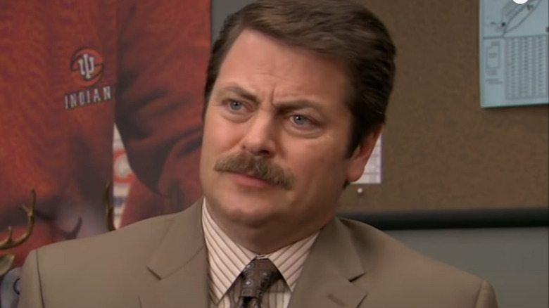 Ron Swanson complaining