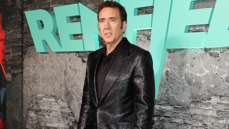 Nicolas Cage posing