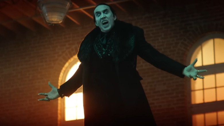 Dracula shouting