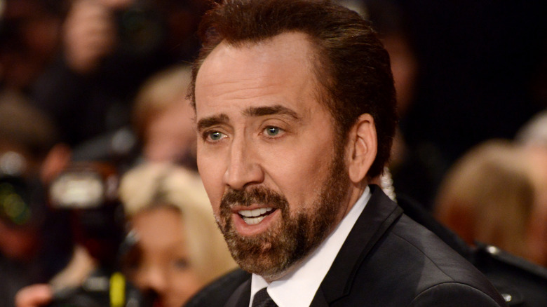 Nicolas Cage smiling