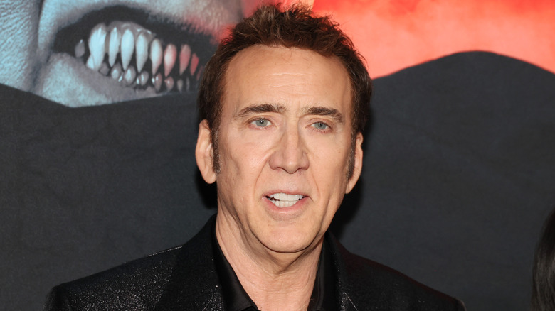 Nicolas Cage smiling