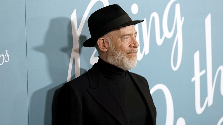 J.K. Simmons wearing a hat