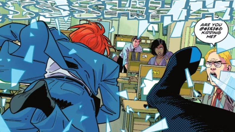 Nightwing encounters The Office characters