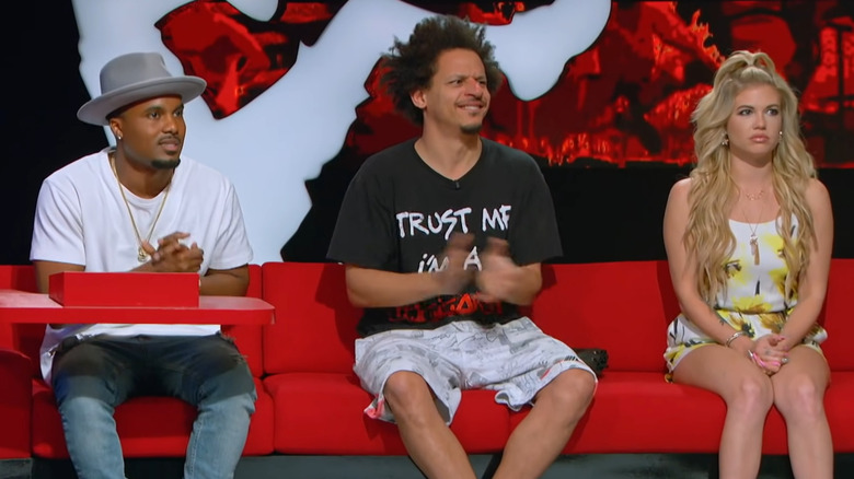 Steelo Brim, Eric André, Chanel West Coast sitting