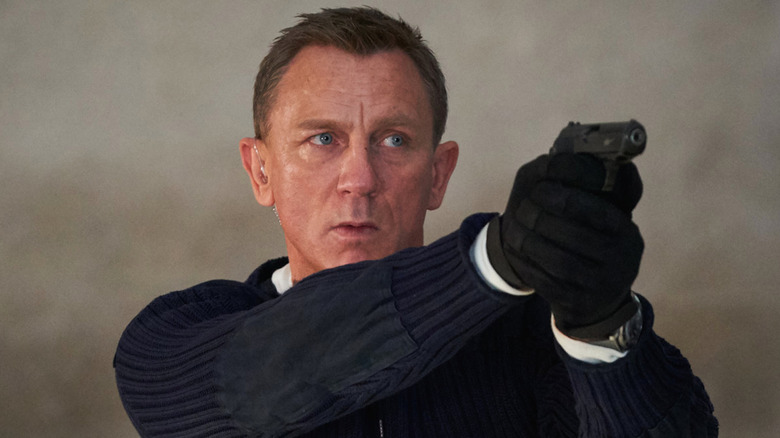 James Bond with gun