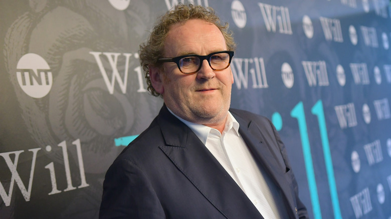 Colm Meaney wearing glasses