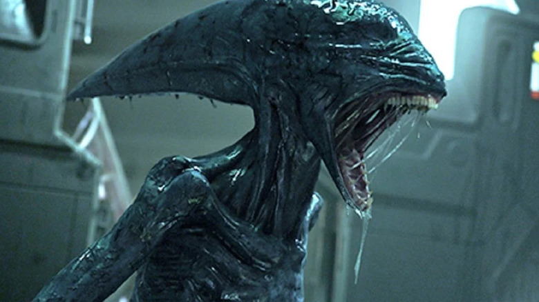 Xenomorph screeching