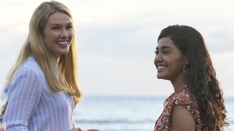 Tori Anderson and Yasmine Al-Bustami smiling