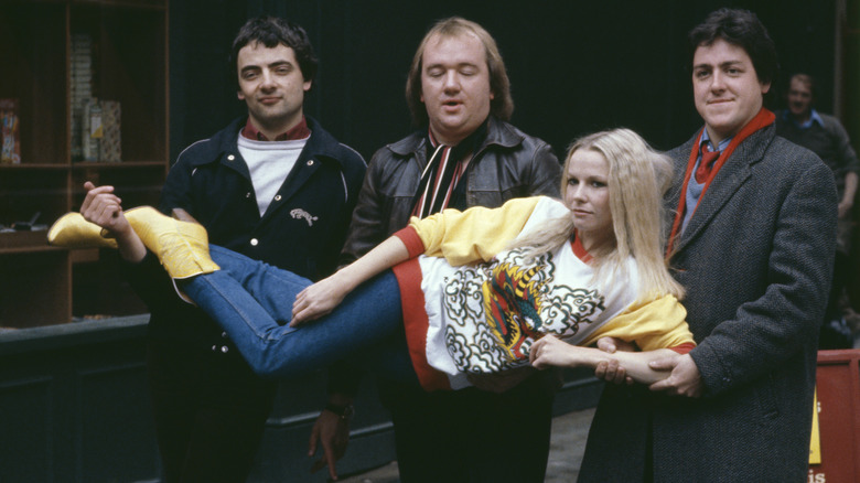 Rowan Atkinson, Mel Smith, Griff Rhys Jones, and Pamela Stephenson