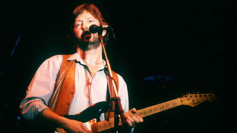 Eric Clapton playing guitar