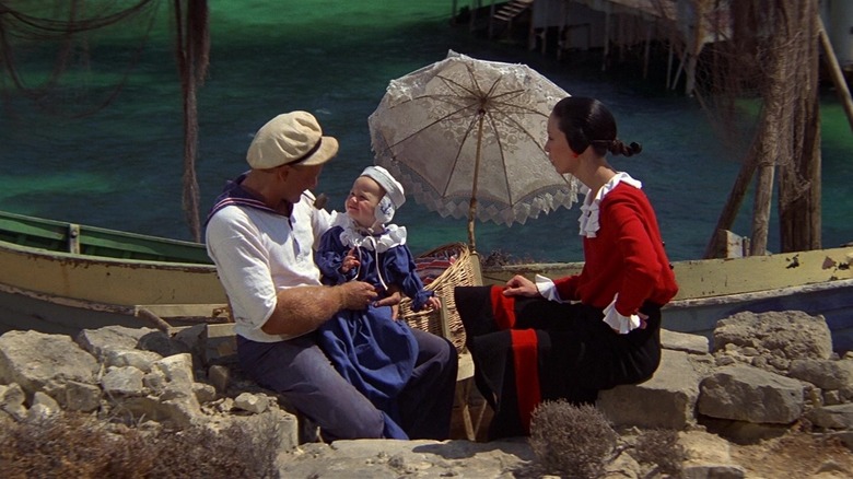 Popeye and Olive Oyl picnicking