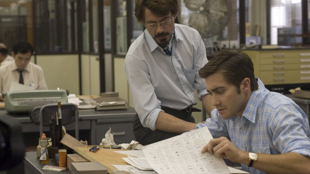 Robert Downey Jr. and Jake Gyllenhaal in Zodiac