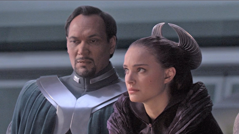 Bail Organa and Padmé Amidala watch democracy die in Star Wars: Episode III - Revenge of the Sith