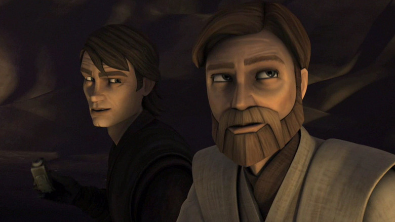 Star Wars Anakin and Obi-Wan as rival brothers