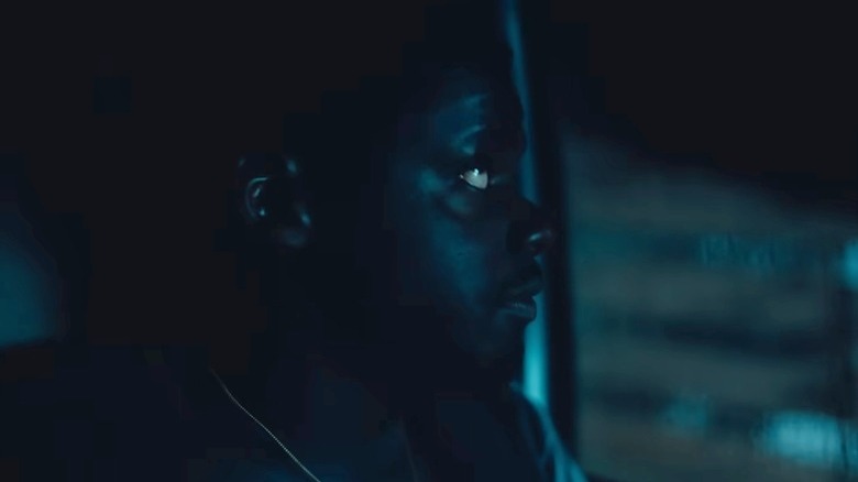 Daniel Kaluuya hides in the truck as OJ Haywood in Nope