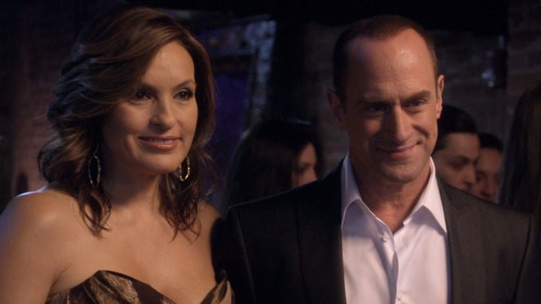 Olivia and Elliot smiling