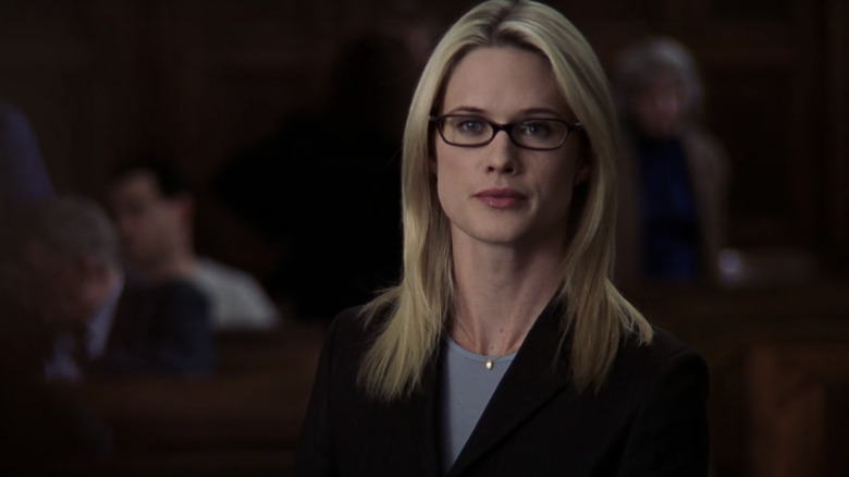 Alexandra Cabot wearing glasses