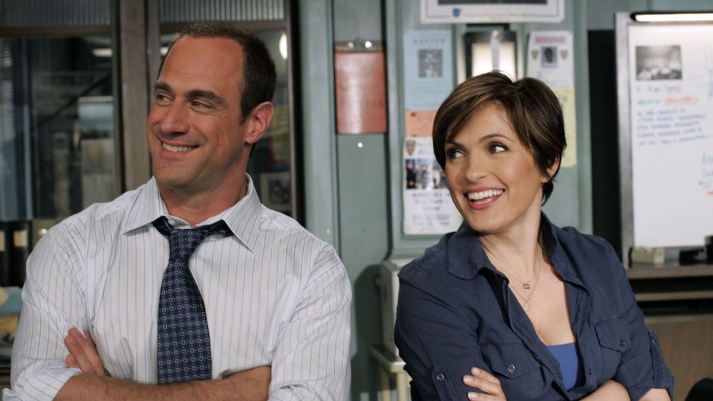 Christopher Meloni as Elliot Stabler and Mariska Hargitay as Olivia Benson in Law & Order: SVU