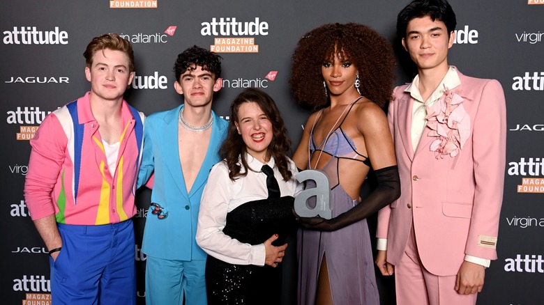 Heartstopper cast at Virgin Atlantic Awards