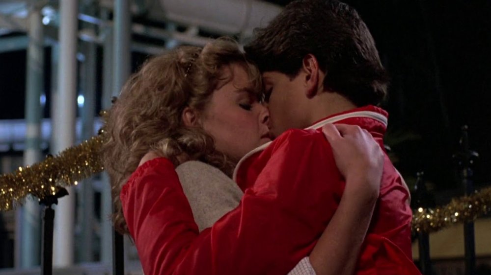 Ralph Macchio and Elisabeth Shue in The Karate Kid