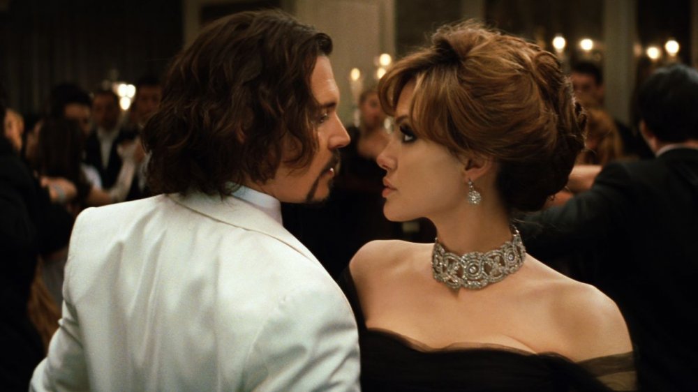 Johnny Depp and Angelina Jolie in The Tourist