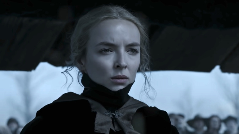 The Last Duel Jodie Comer black dress