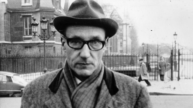 William S. Burroughs in hat and glasses