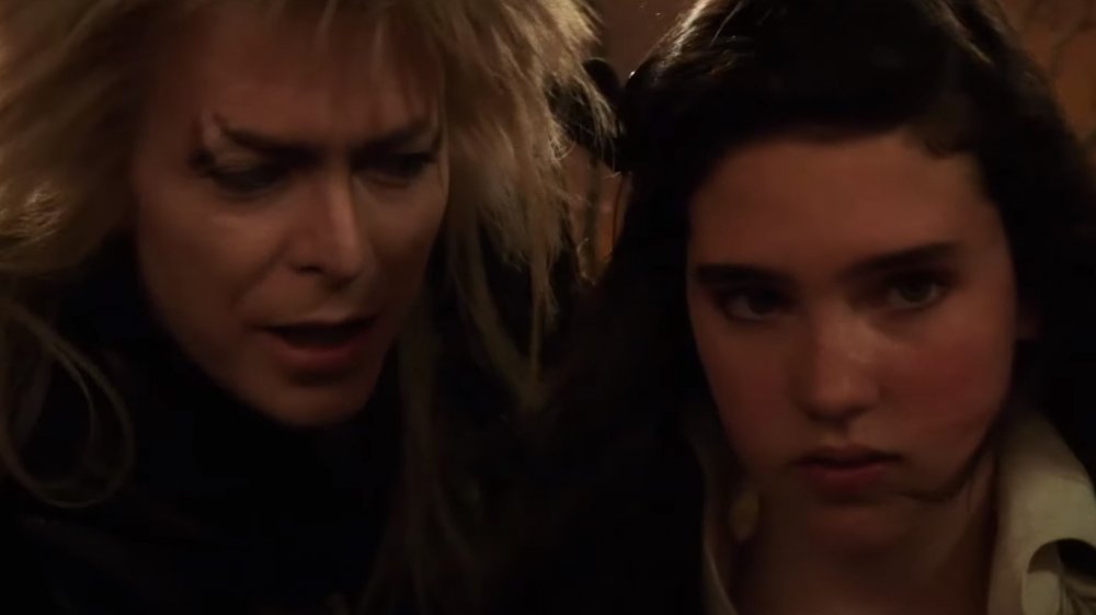 Jennifer Connelly and David Bowie in Labyrinth