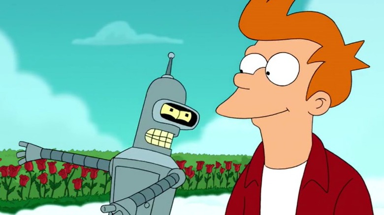 Bender yelling at Fry
