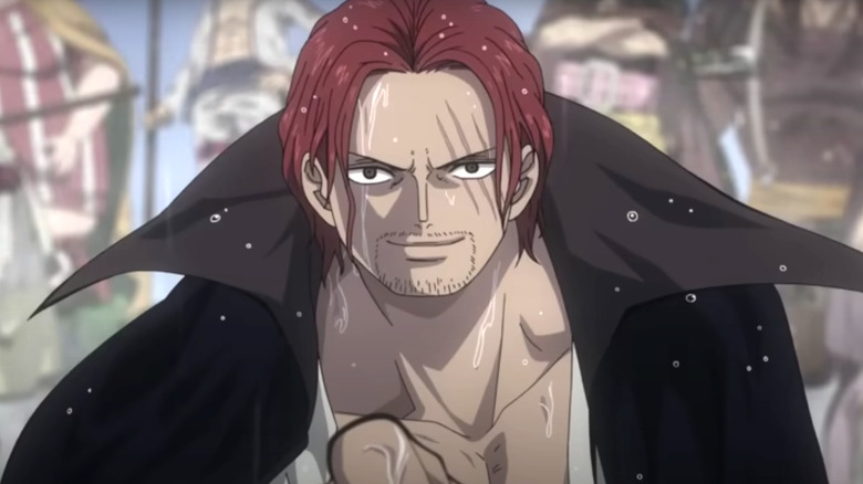 Shanks glares maliciously 