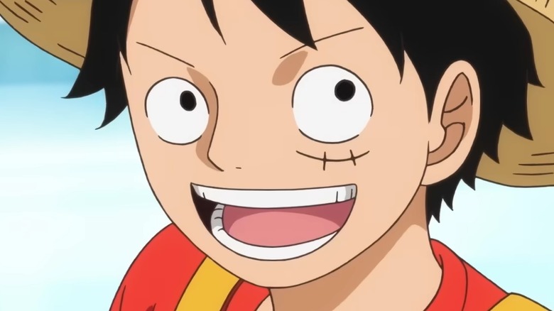 Luffy smiling at camera