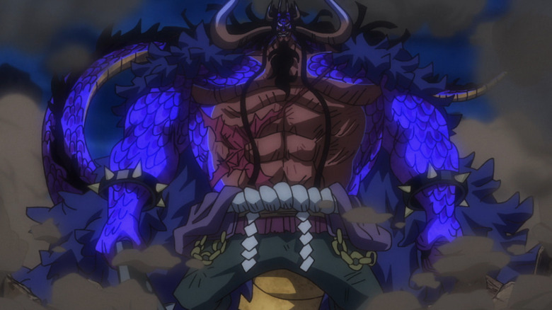 Kaido in Half-Dragon Form