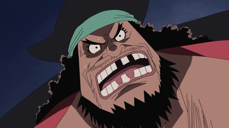 Blackbeard missing teeth sweating