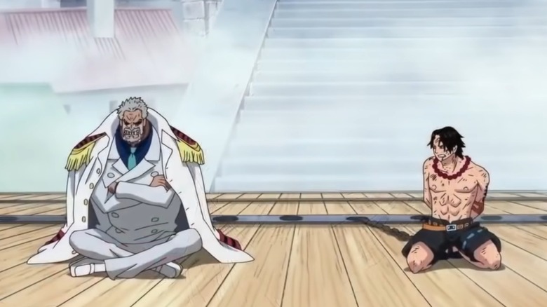 Monkey S. Garp and Portugas D. Ace
