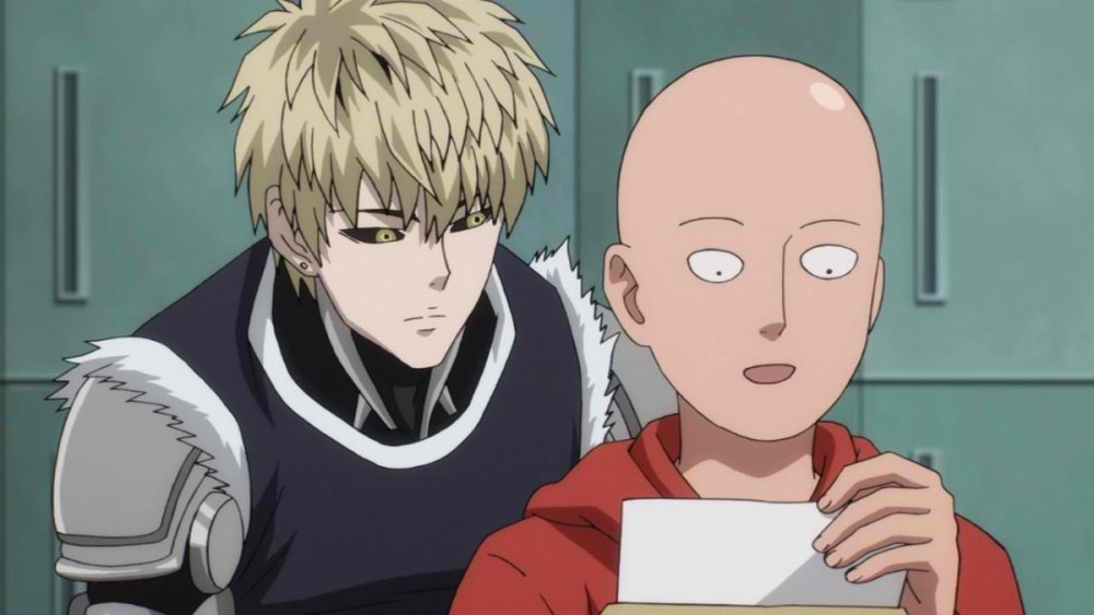 A scene from the One Punch Man anime