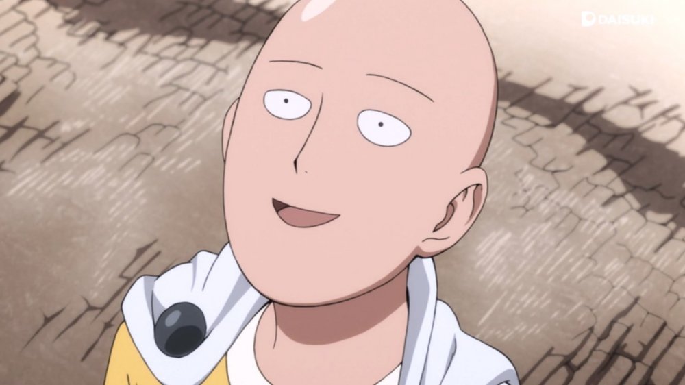 A scene from the One Punch Man anime