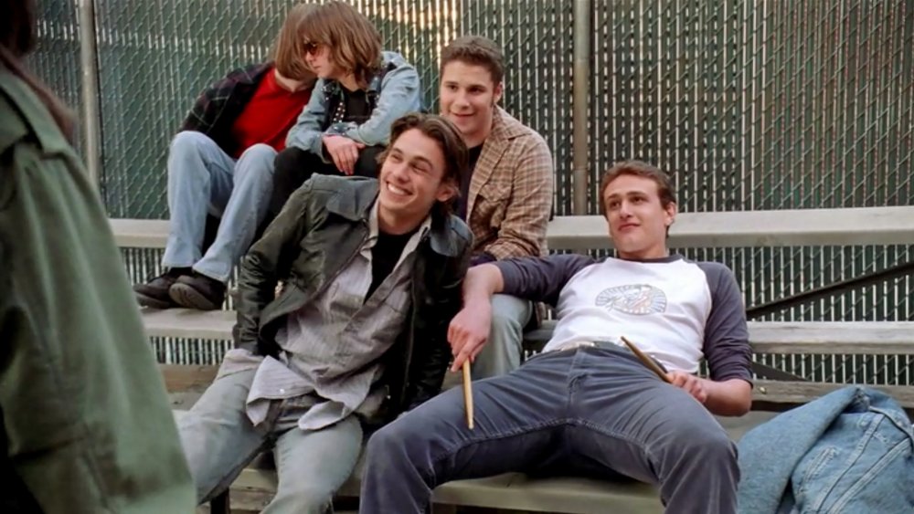 James Franco, Seth Rogan, and Jason Segel in Freaks and Geeks