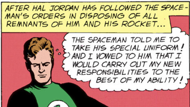 Green Lantern picks up suit