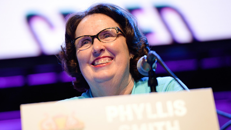 Phyllis Smith on a panel