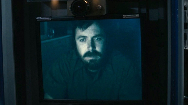 Casey Affleck appears in a grainy video