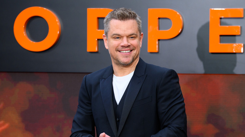 Matt Damon smiling