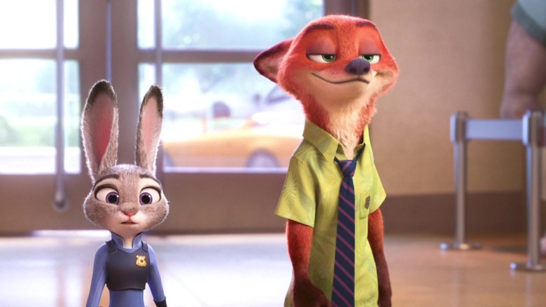 Judy Hopps and Nick Wilde at DMV