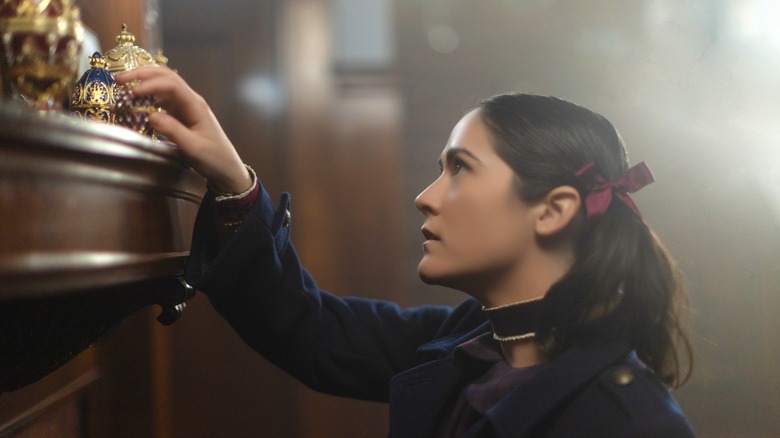 Isabelle Fuhrman playing Esther in "Orphan: First Kill"