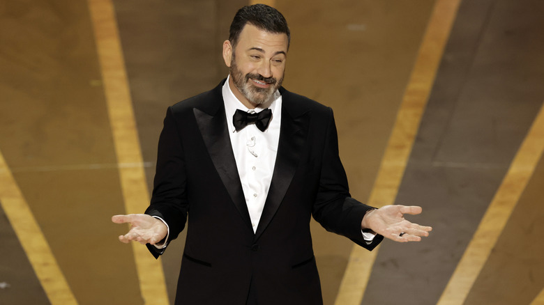 Jimmy Kimmel onstage at the 2017 Oscars.