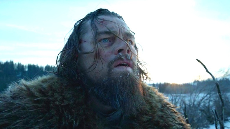 Hugh Glass cold wearing fur