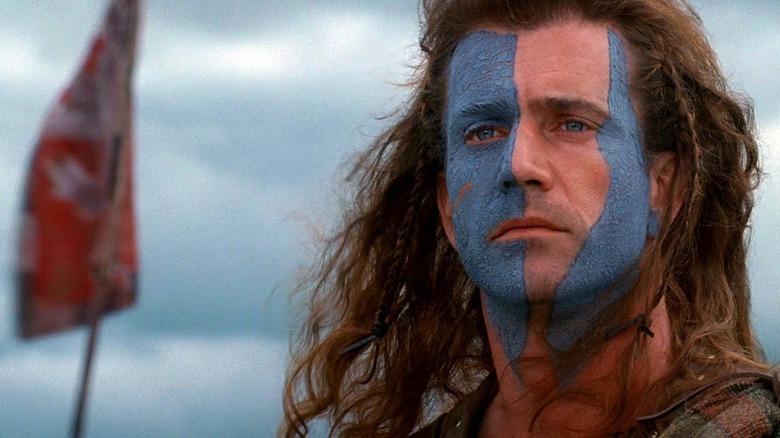 William Wallace with painted face