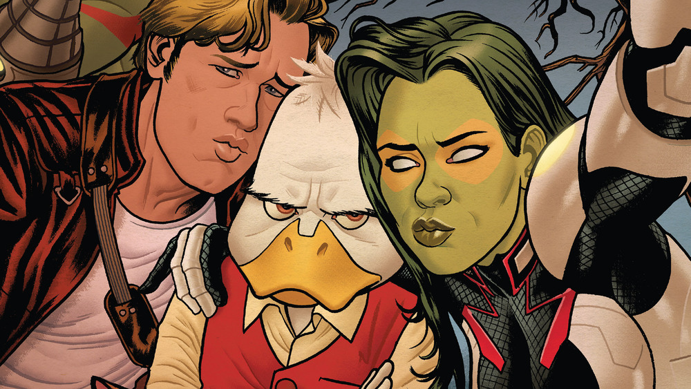 Howard the Duck scowling 