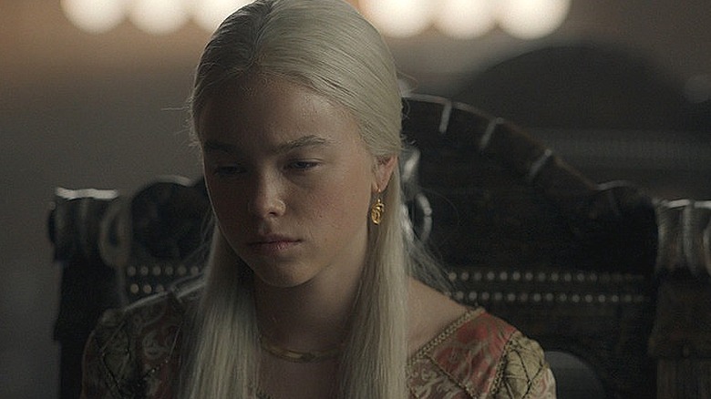 Rhaenyra Targaryen in deep thought