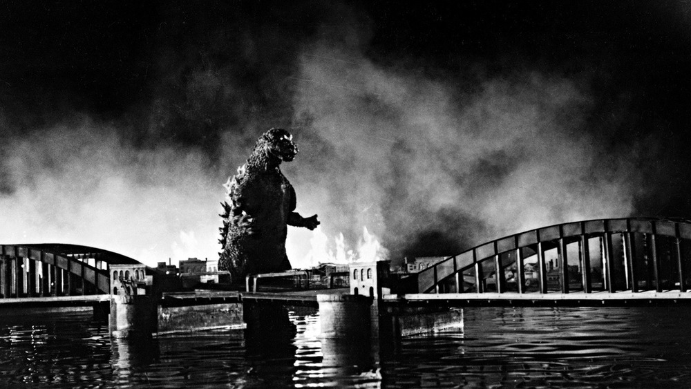 Godzilla attacks bridge